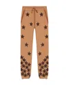 Amiri Star-patch Track Pants In Nude