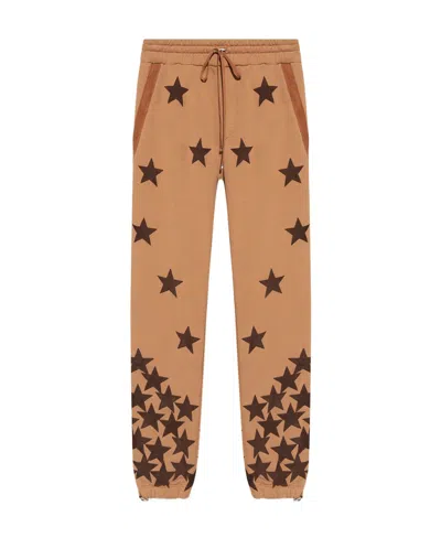 Amiri Star-patch Track Pants In Nude