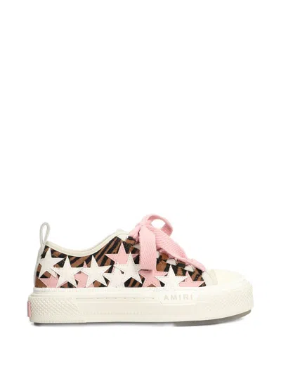 Amiri Star-pattern Lace-up Sneakers In Multi