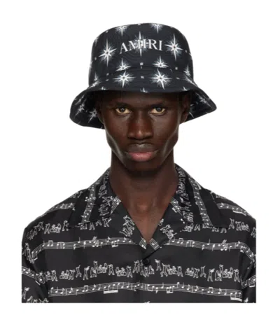 Amiri Starburst Bucket Hat In Black
