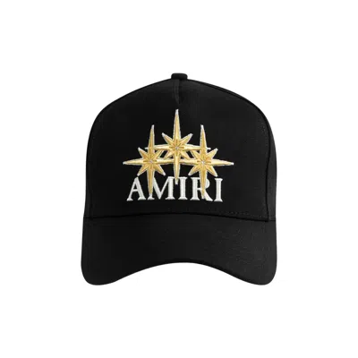 Pre-owned Amiri Starburst Canvas Hat 'black' | Men's Size Onesize
