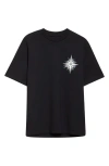 Amiri Starburst Graphic T-shirt In Black