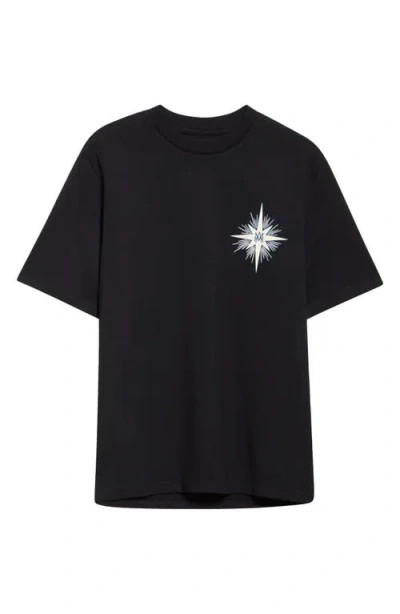 Amiri Starburst Graphic T-shirt In Black