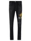 Amiri Jeans Mit Starburst-applikation In Black