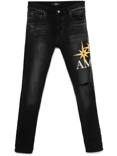 Amiri Jeans Mit Starburst-applikation In Schwarz