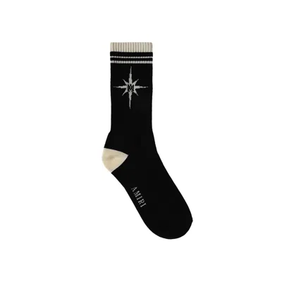 Pre-owned Amiri Starburst Sock 'black' | Men's Size 43