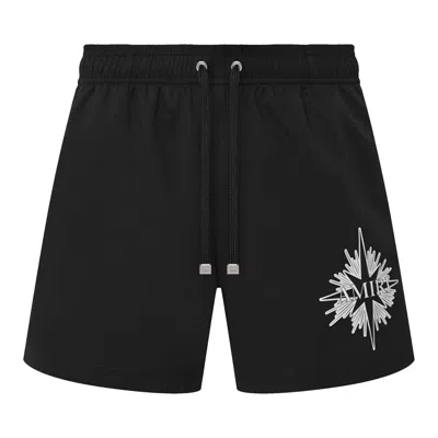 Pre-owned Amiri Starburst Swim Trunk 'black' | Men's Size L