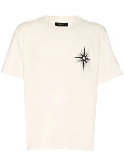 Amiri Starburst T-shirt In Neutrals