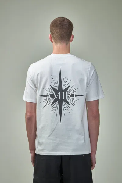 Amiri Starburst Tee In Beige