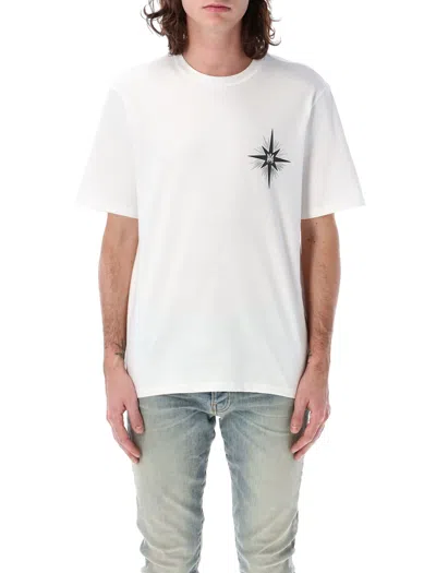 Amiri Starbust T-shirt In Beige