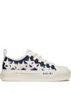 Amiri Stars Court Denim Low-top Sneakers In Neutral