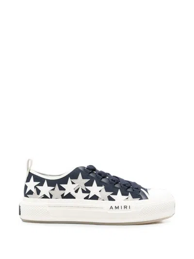 Amiri Stars Court Lite Lace-up Sneakers In Purple