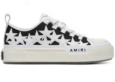 Pre-owned Amiri Stars Court Low (women's) Sneakers In Black/white In Multi