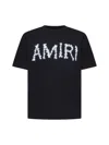 Amiri Man T-shirt Black Size L Cotton In Black