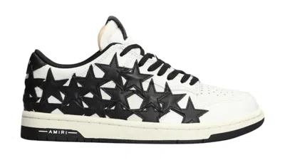 Pre-owned Amiri Stars Low Sneaker (women's) Sneakers In Black/white In Multi