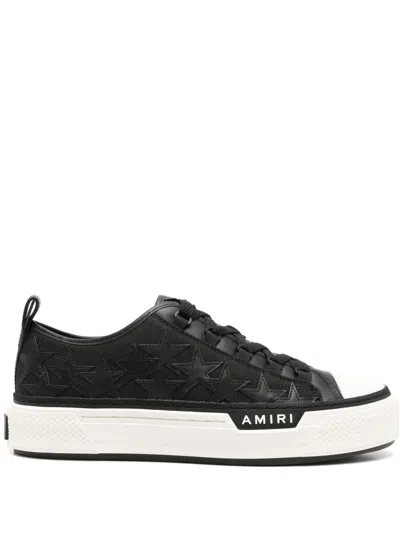 Amiri Stars Low Sneakers In Black