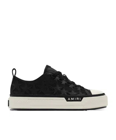 Amiri Stars Low Sneakers In Black