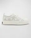 Amiri Stars Low-top Leather Sneakers In Alabaster