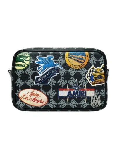 Amiri Station Patch Camera Bag In Black