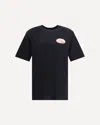 Amiri Graphic Print Cotton T-shirt With Multicolored Back In Black