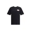 Amiri Graphic Print Cotton T-shirt With Multicolored Back In Black