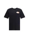 Amiri Graphic Print Cotton T-shirt With Multicolored Back In Black