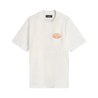 Pre-owned Amiri Station Patch Tee 'ivory' | White | Men's Size Xxl