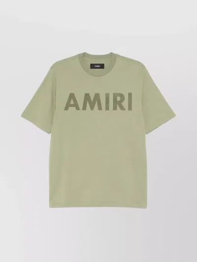 AMIRI STENCIL LOGO CREW NECK T-SHIRT