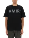 Amiri Logoed T-shirt In Black