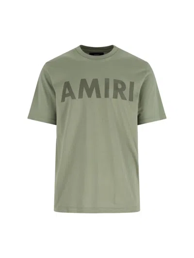 Amiri Stencil T-shirt In Green