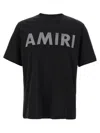 Amiri Logoed T-shirt In Black