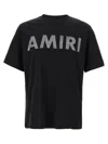 Amiri Logoed T-shirt In Black