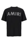 Amiri Logoed T-shirt In Black