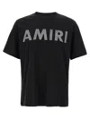 Amiri Logoed T-shirt In Black