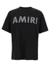 Amiri Stencil T-shirt In Black