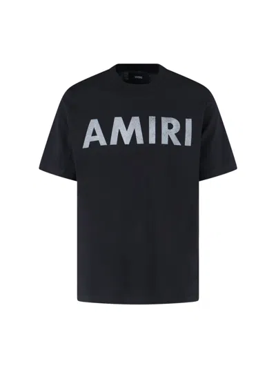 Amiri Stencil T-shirt In Blue