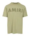Amiri Stencil T-shirt In Green