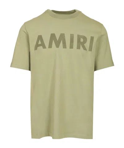 Amiri Stencil T-shirt In Green