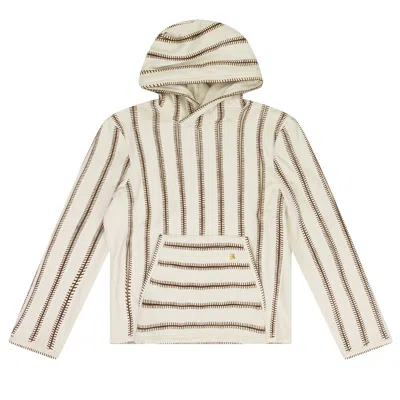 Pre-owned Amiri Stitch Hoodie 'alabaster' | Cream | Men's Size Xl In White