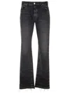 Amiri Bootcut Black Jeans With Flared Leg In Black