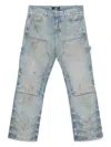 Amiri Straight-leg Jeans In Blue