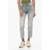 Amiri Straight Leg Jeans With Belt Loops 18cm In Blue