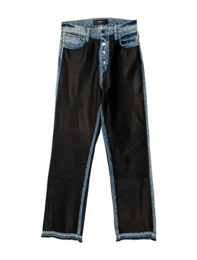 Pre-owned Amiri Straight Leg Pants In Blue