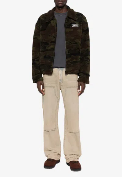 Amiri Straight-leg Carpenter Jeans In Red