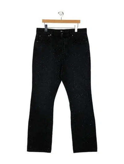 Pre-owned Amiri Straight-leg Jeans In Black
