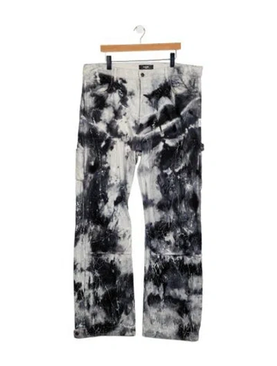 Pre-owned Amiri Straight-leg Jeans In Blue