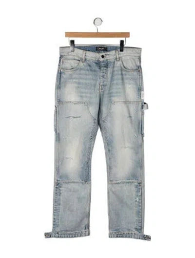Pre-owned Amiri Straight-leg Jeans In Blue