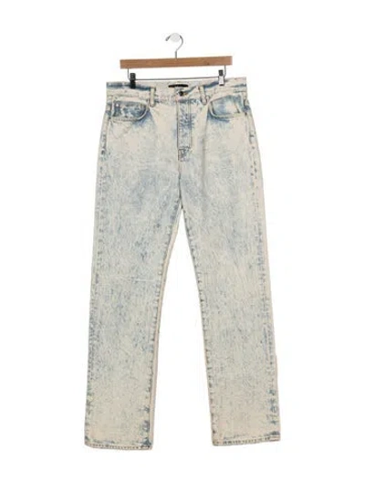 Pre-owned Amiri Straight-leg Jeans In Blue