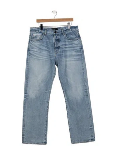 Pre-owned Amiri Straight-leg Jeans In Blue