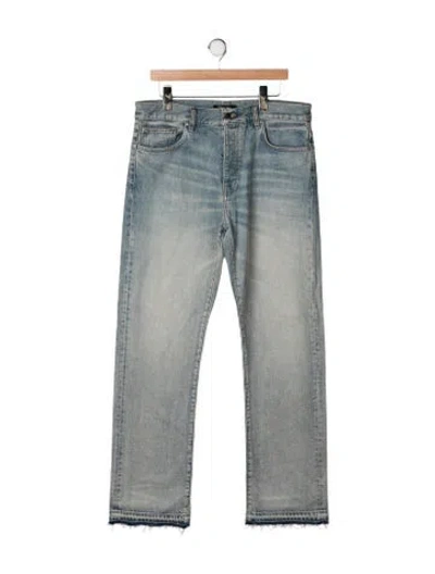 Pre-owned Amiri Straight-leg Jeans In Blue